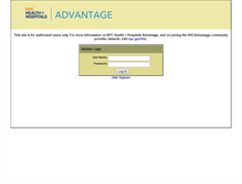 Tablet Screenshot of hhcadvantage.org